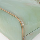 LOUIS VUITTON Monogram Vernis Houston Hand Bag Baby Blue M91005 LV Auth 150700-16