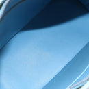 LOUIS VUITTON Monogram Vernis Houston Hand Bag Baby Blue M91005 LV Auth 150700-10