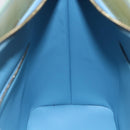 LOUIS VUITTON Monogram Vernis Houston Hand Bag Baby Blue M91005 LV Auth 150700-20