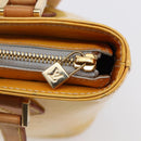 LOUIS VUITTON Monogram Vernis Houston Hand Bag Gris M91053 LV Auth 150701-10