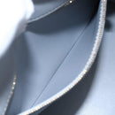 LOUIS VUITTON Monogram Vernis Houston Hand Bag Gris M91053 LV Auth 150701-21