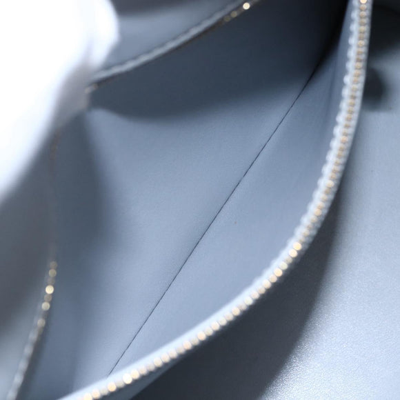 LOUIS VUITTON Monogram Vernis Houston Hand Bag Gris M91053 LV Auth 150701