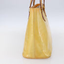 LOUIS VUITTON Monogram Vernis Houston Hand Bag Gris M91053 LV Auth 150701-3