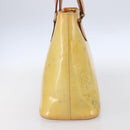 LOUIS VUITTON Monogram Vernis Houston Hand Bag Gris M91053 LV Auth 150701-4