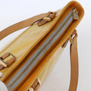 LOUIS VUITTON Monogram Vernis Houston Hand Bag Gris M91053 LV Auth 150701-6