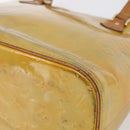 LOUIS VUITTON Monogram Vernis Houston Hand Bag Gris M91053 LV Auth 150702-14