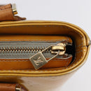 LOUIS VUITTON Monogram Vernis Houston Hand Bag Gris M91053 LV Auth 150702-17