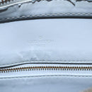 LOUIS VUITTON Monogram Vernis Houston Hand Bag Gris M91053 LV Auth 150702-10