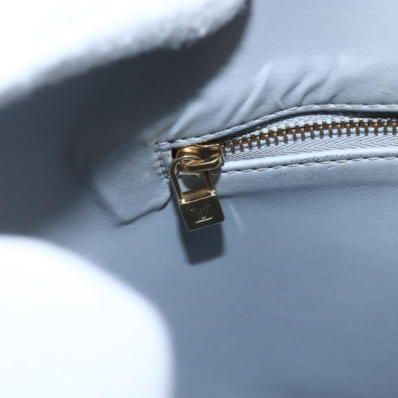 LOUIS VUITTON Monogram Vernis Houston Hand Bag Gris M91053 LV Auth 150702