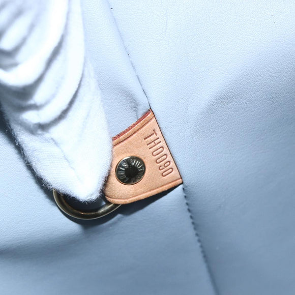 LOUIS VUITTON Monogram Vernis Houston Hand Bag Gris M91053 LV Auth 150702