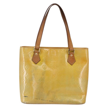 LOUIS VUITTON Monogram Vernis Houston Hand Bag Gris M91053 LV Auth 150702 - 0