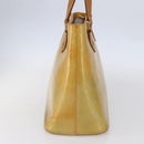 LOUIS VUITTON Monogram Vernis Houston Hand Bag Gris M91053 LV Auth 150702-3