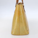 LOUIS VUITTON Monogram Vernis Houston Hand Bag Gris M91053 LV Auth 150702-4