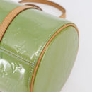 LOUIS VUITTON Monogram Vernis Bedford Hand Bag Baby Blue M91007 LV Auth 150704-15