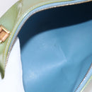 LOUIS VUITTON Monogram Vernis Bedford Hand Bag Baby Blue M91007 LV Auth 150704-11