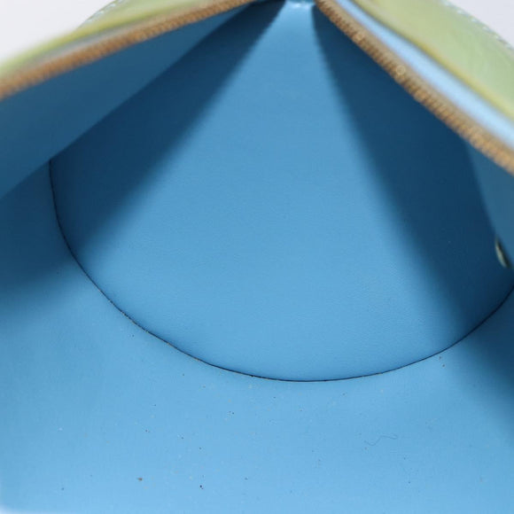 LOUIS VUITTON Monogram Vernis Bedford Hand Bag Baby Blue M91007 LV Auth 150704