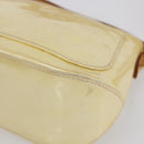 LOUIS VUITTON Monogram Vernis Minna Street Bag Noisette M91508 LV Auth 150706-14