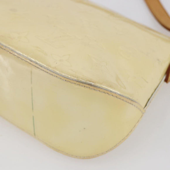 LOUIS VUITTON Monogram Vernis Minna Street Bag Noisette M91508 LV Auth 150706