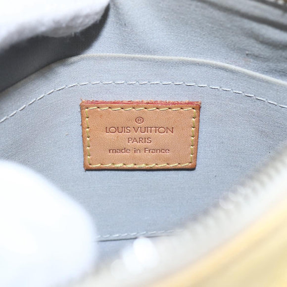 LOUIS VUITTON Monogram Vernis Minna Street Bag Noisette M91508 LV Auth 150706