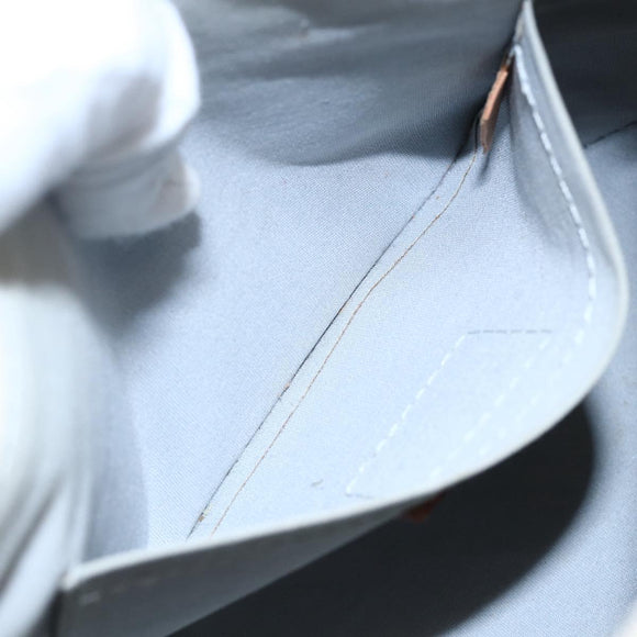 LOUIS VUITTON Monogram Vernis Minna Street Bag Noisette M91508 LV Auth 150706