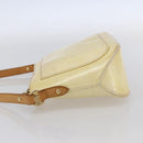 LOUIS VUITTON Monogram Vernis Minna Street Bag Noisette M91508 LV Auth 150706-3