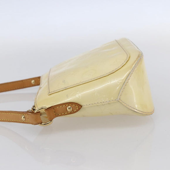 LOUIS VUITTON Monogram Vernis Minna Street Bag Noisette M91508 LV Auth 150706