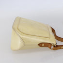 LOUIS VUITTON Monogram Vernis Minna Street Bag Noisette M91508 LV Auth 150706-4