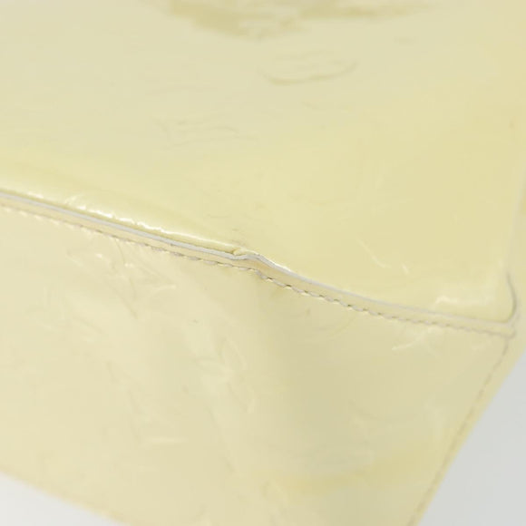 LOUIS VUITTON Monogram Vernis Reade PM Hand Bag Perle M91336 LV Auth 150707