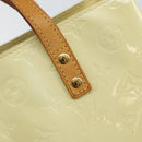 LOUIS VUITTON Monogram Vernis Reade PM Hand Bag Perle M91336 LV Auth 150707-18