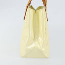 LOUIS VUITTON Monogram Vernis Reade PM Hand Bag Perle M91336 LV Auth 150707-3