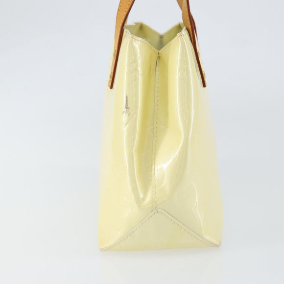 LOUIS VUITTON Monogram Vernis Reade PM Hand Bag Perle M91336 LV Auth 150707
