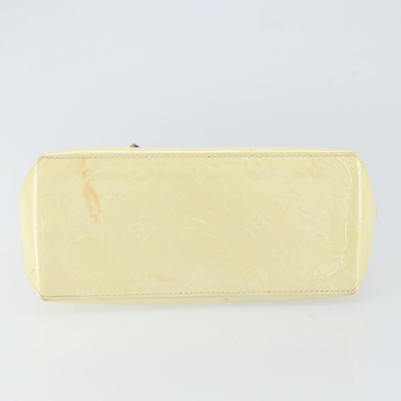 LOUIS VUITTON Monogram Vernis Reade PM Hand Bag Perle M91336 LV Auth 150707