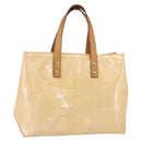 LOUIS VUITTON Monogram Vernis Reade PM Bag Marshmallow Pink M91306 Auth 150708-1