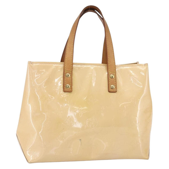 LOUIS VUITTON Monogram Vernis Reade PM Bag Marshmallow Pink M91306 Auth 150708