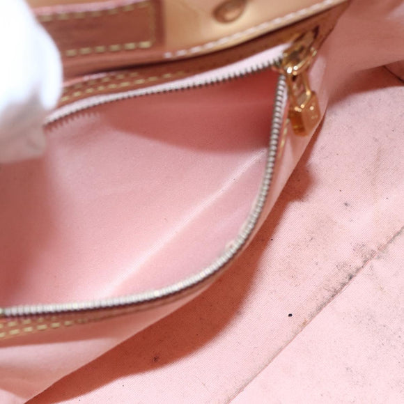 LOUIS VUITTON Monogram Vernis Reade PM Bag Marshmallow Pink M91306 Auth 150708