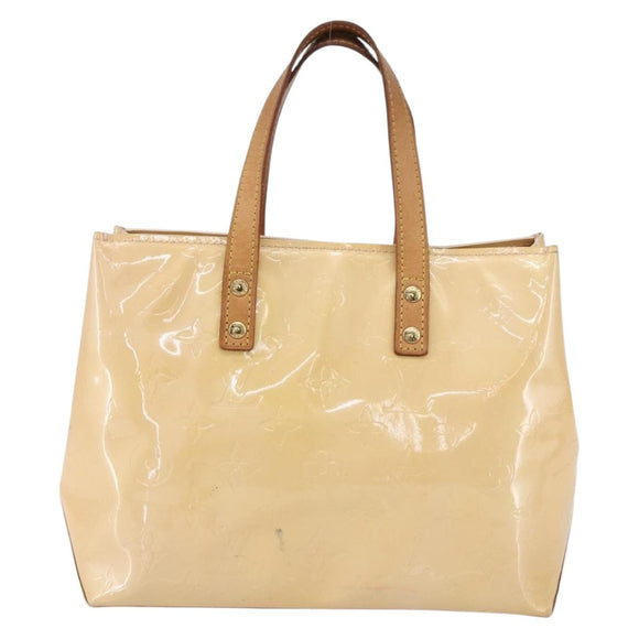 LOUIS VUITTON Monogram Vernis Reade PM Bag Marshmallow Pink M91306 Auth 150708
