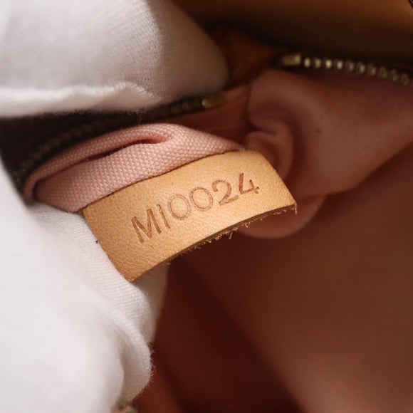 LOUIS VUITTON Monogram Vernis Reade PM Bag Marshmallow Pink M91306 Auth 150708