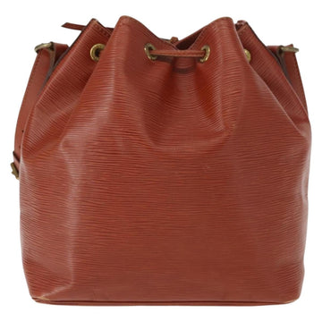 LOUIS VUITTON Epi Petit Noe Shoulder Bag Brown M44103 LV Auth 150711 - 0