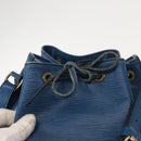 LOUIS VUITTON Epi Noe Shoulder Bag Toledo Blue M44005 LV Auth 150712-10