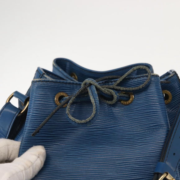 LOUIS VUITTON Epi Noe Shoulder Bag Toledo Blue M44005 LV Auth 150712