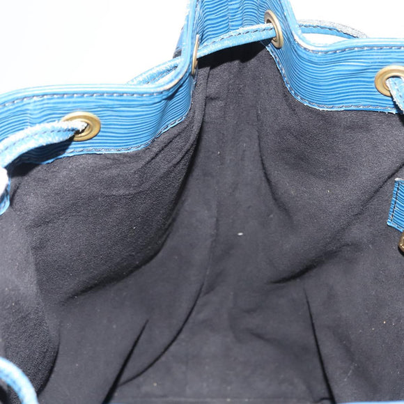 LOUIS VUITTON Epi Noe Shoulder Bag Toledo Blue M44005 LV Auth 150712