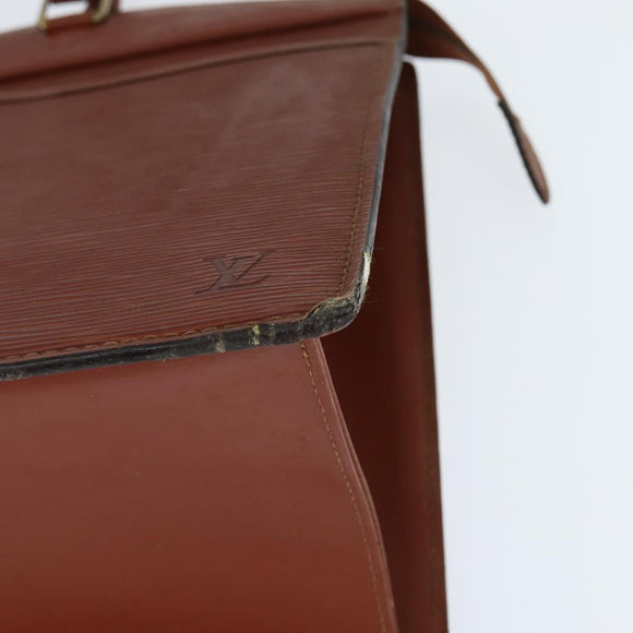 LOUIS VUITTON Epi Riviera Hand Bag Brown M48183 LV Auth 150713