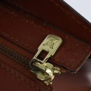 LOUIS VUITTON Epi Riviera Hand Bag Brown M48183 LV Auth 150713-10