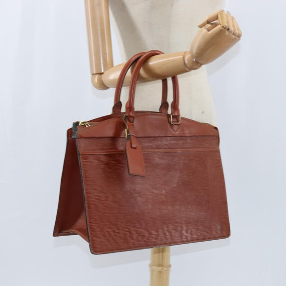 LOUIS VUITTON Epi Riviera Hand Bag Brown M48183 LV Auth 150713