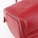 LOUIS VUITTON Epi Speedy 30 Hand Bag Castilian Red M43007 LV Auth 150715-16