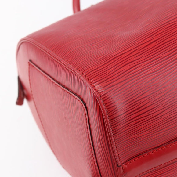 LOUIS VUITTON Epi Speedy 30 Hand Bag Castilian Red M43007 LV Auth 150715