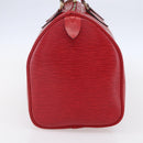 LOUIS VUITTON Epi Speedy 30 Hand Bag Castilian Red M43007 LV Auth 150715-3