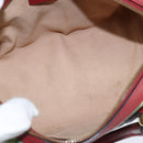 GUCCI GG Supreme Botanical Hand Bag PVC 2way Beige Gold 546314 Auth 150720-17