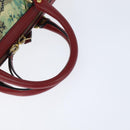 GUCCI GG Supreme Botanical Hand Bag PVC 2way Beige Gold 546314 Auth 150720-7