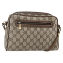 GUCCI GG Supreme Shoulder Bag PVC Leather Beige Gold 007 904 0014 Auth 150722-1